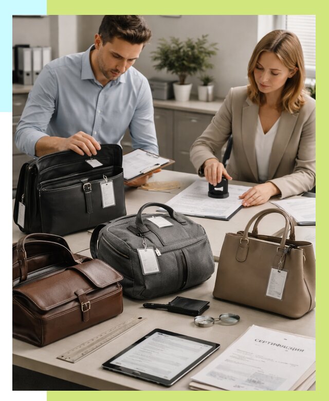 Сертификация сумок в Горном-Алтайске от 7776 руб. | Алешин-Грн