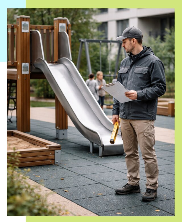 Сертификация детских площадок в Горном-Алтайске от 25920 р. | Алешин-Грн