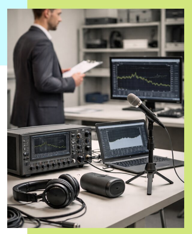 Сертификация аудиотехники в Горном-Алтайске от 15552 р., Алешин-Грн