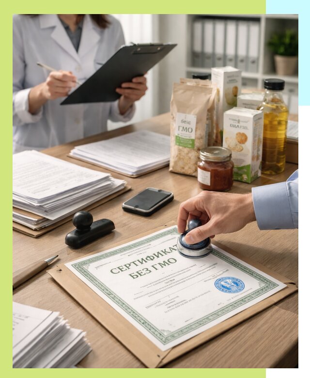 Получение сертификата Без ГМО для продукции в Горном-Алтайске