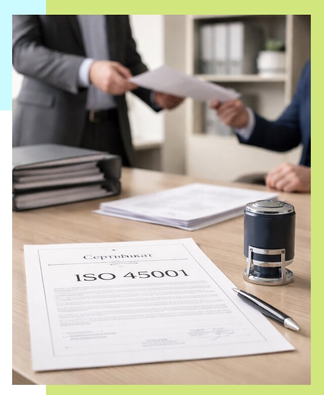 Сертификат ISO 45001 в Горном-Алтайске под ключ от 46656 р. | Алешин-Грн